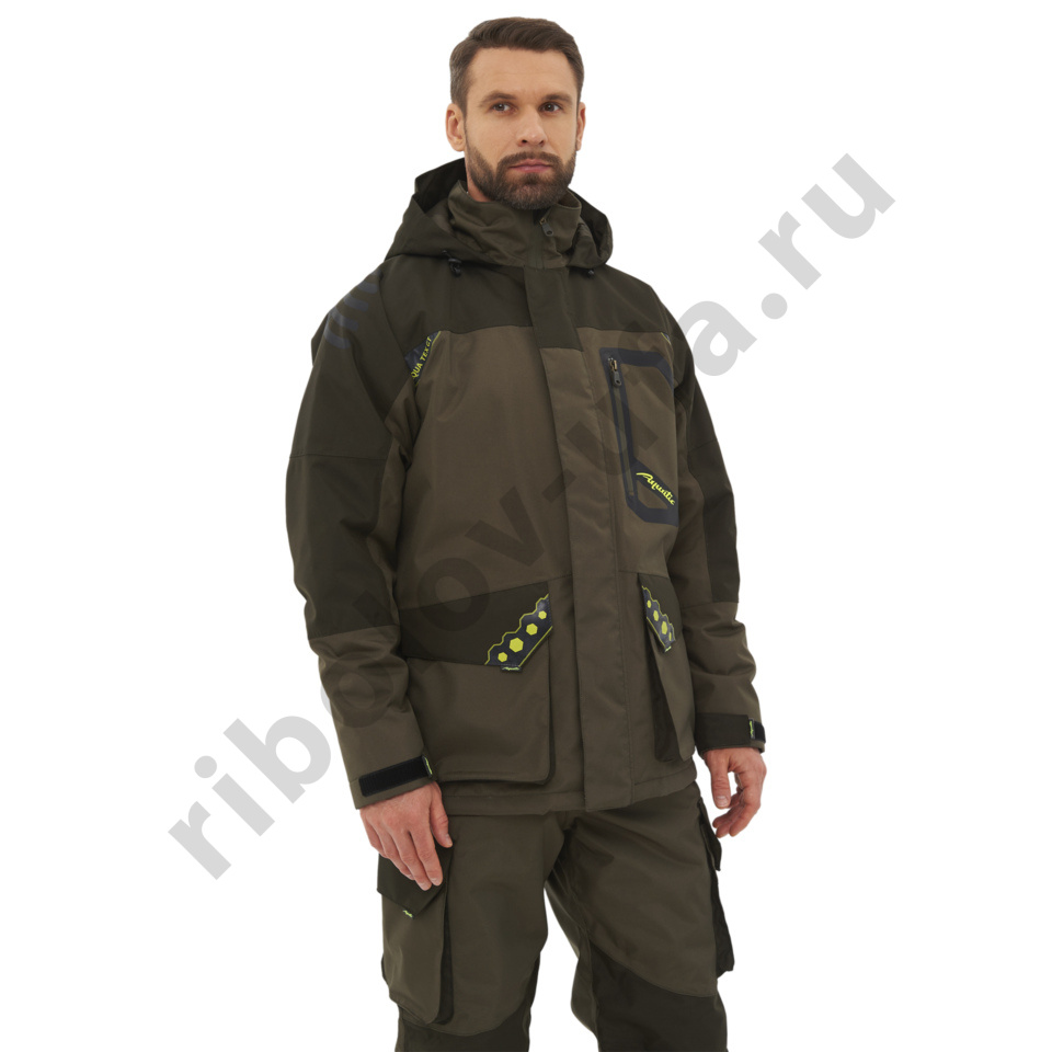 Костюм Aquatic демисезонный К-10Х (мембрана: 10000/10000 цв.хаки) р. 48-50