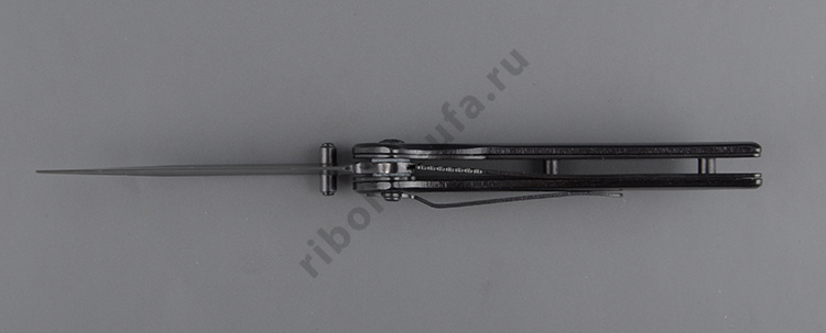 Нож складной Kosadaka N-F28B 16/9.0 см, 110 гр., черная рукоятка