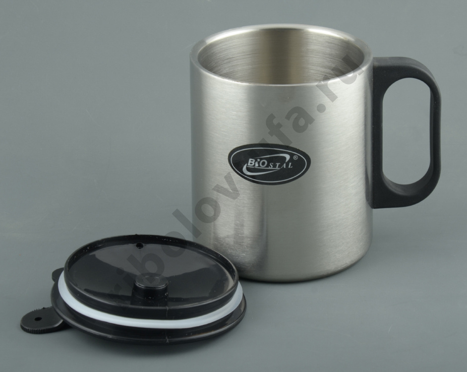 Кружка Biostal с пласт.ручкой 0,45л. (NM-450B)