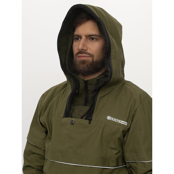 Костюм Huntsman Антигнус-Люкс с ловуш. и пыль. цв. Хаки, тк.Палатка, р.44-46 (170-176) РР