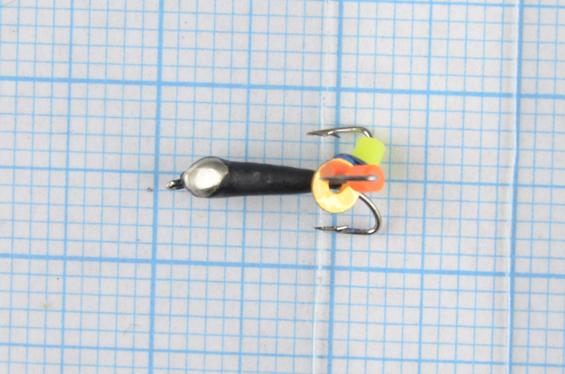 Мормышка Wormix точеная вольфрамовая Черт d=2 банан с коронкой 0,4гр арт. 123