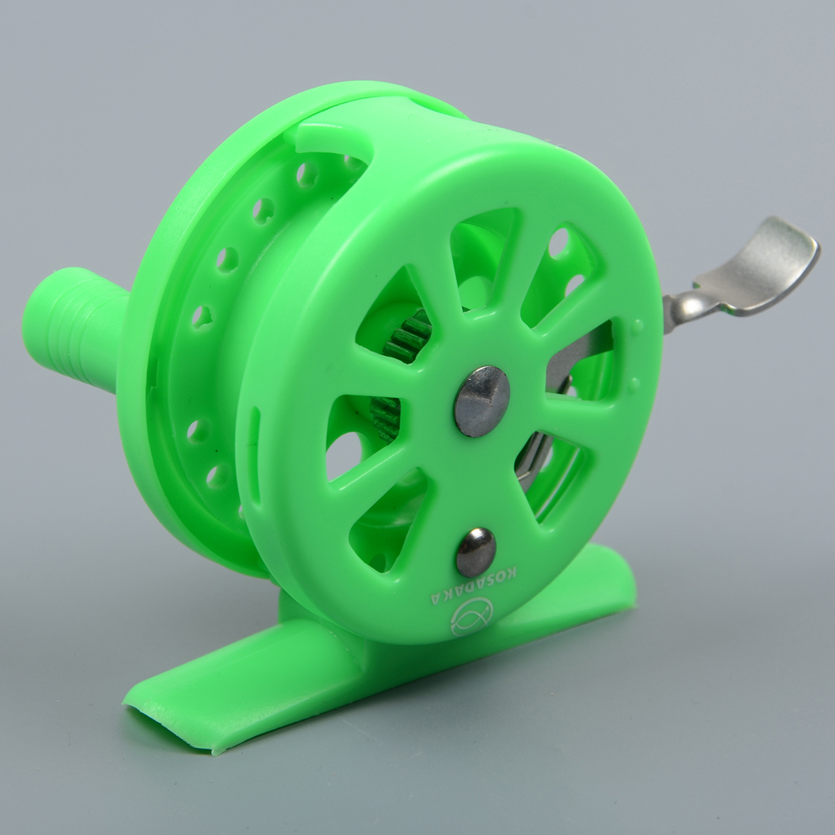 Катушка проводочная Kosadaka Explorer PM 50L Green универс. пластик. с рычаж. спуском под левую руку