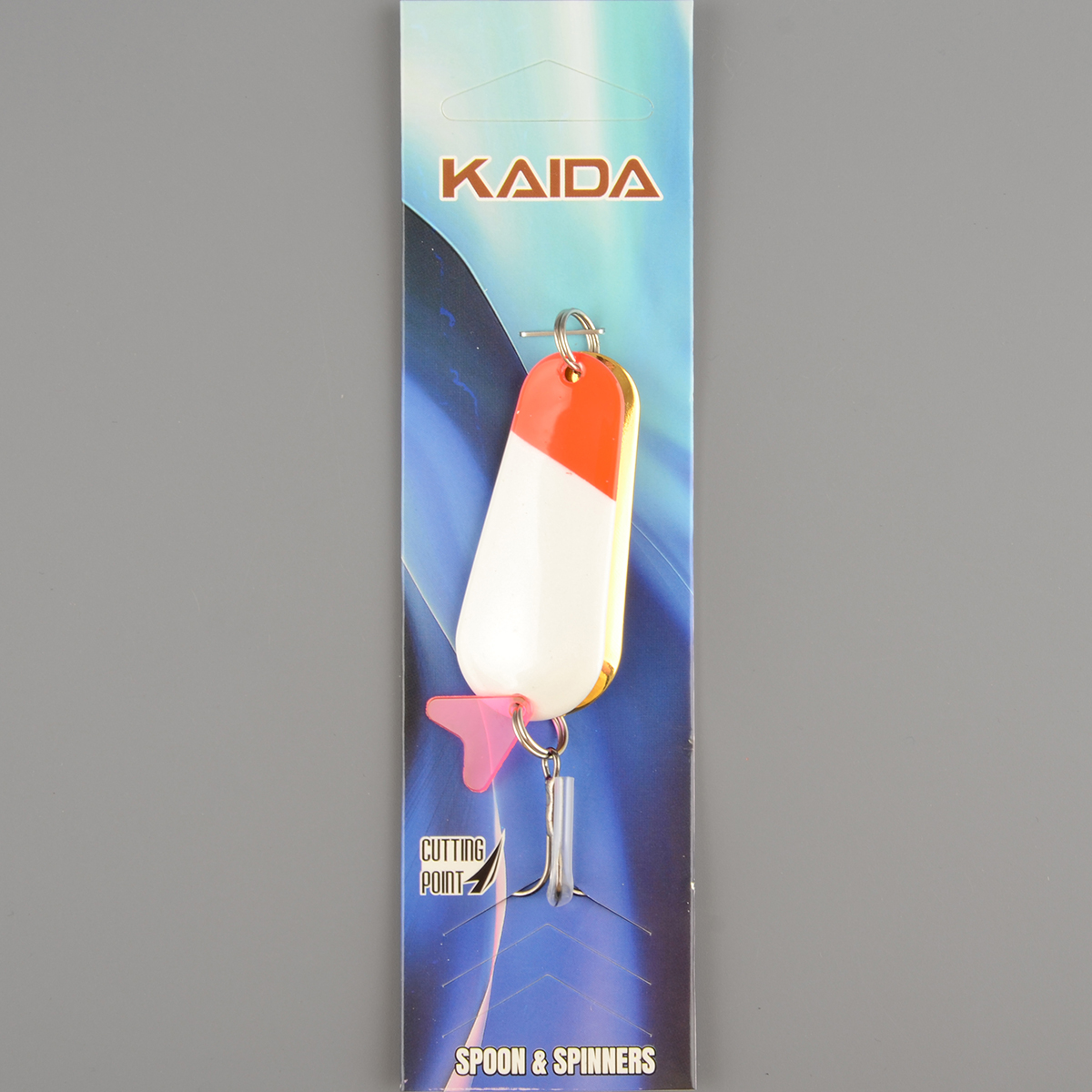 Блесна Kaida колеблющаяся 21001 18гр. цв.18 двойная шумовая