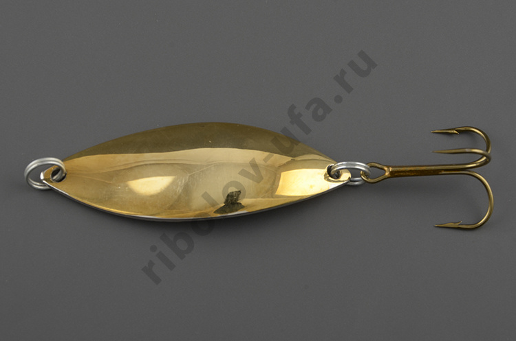 Блесна Бубнов колеблющаяся Крокодил 20гр. жел/бел