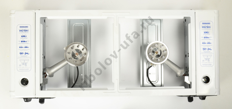 Плита настольная газовая Следопыт-MaximuM, двойная с переходником