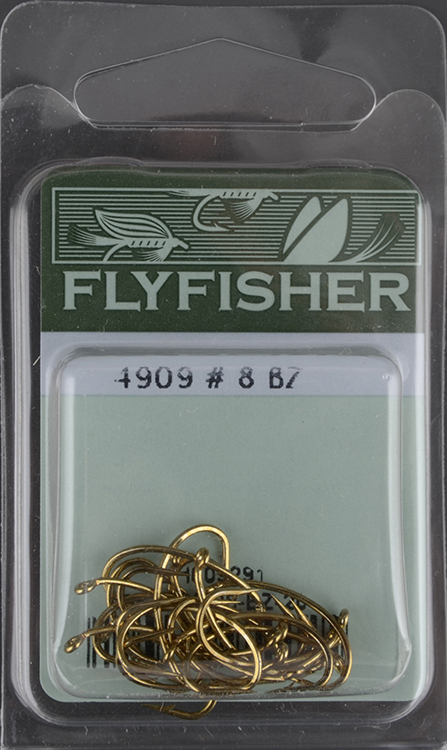 Крючки Flyfisher 4909 #8 BZ