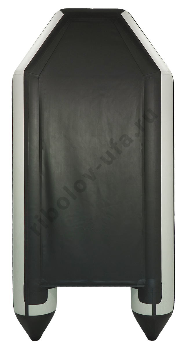 Лодка Аква 2800 светло-серый/черный