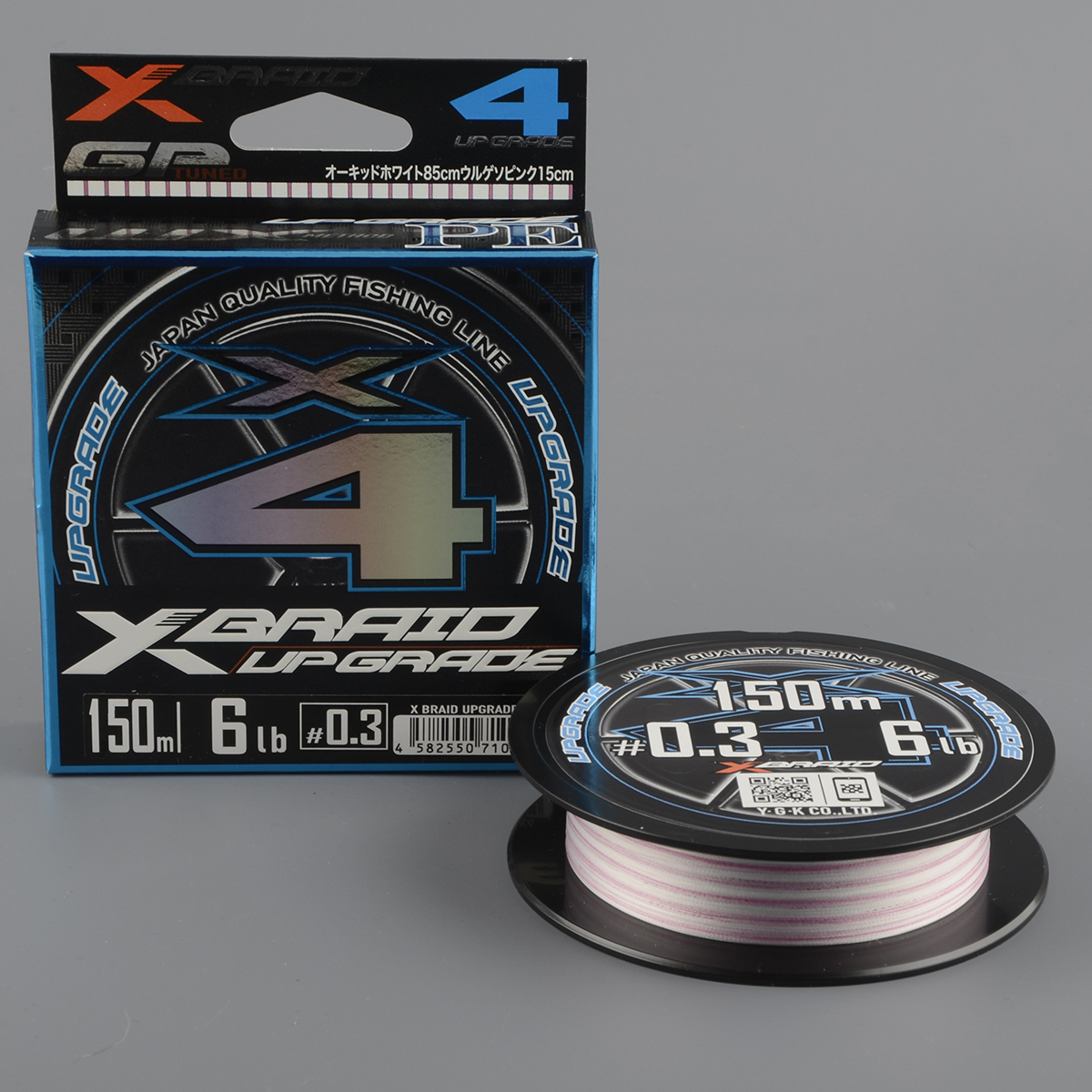 Шнур плетёный Ygk X-Braid Upgrade X4 150m #0.3/6 lb Color Mix
