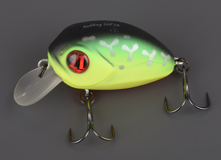 Воблер PONTOON 21 Red Rag 36F-SR, 36мм, 5,7 гр.,  погружен 0.4-0.6 м., №070