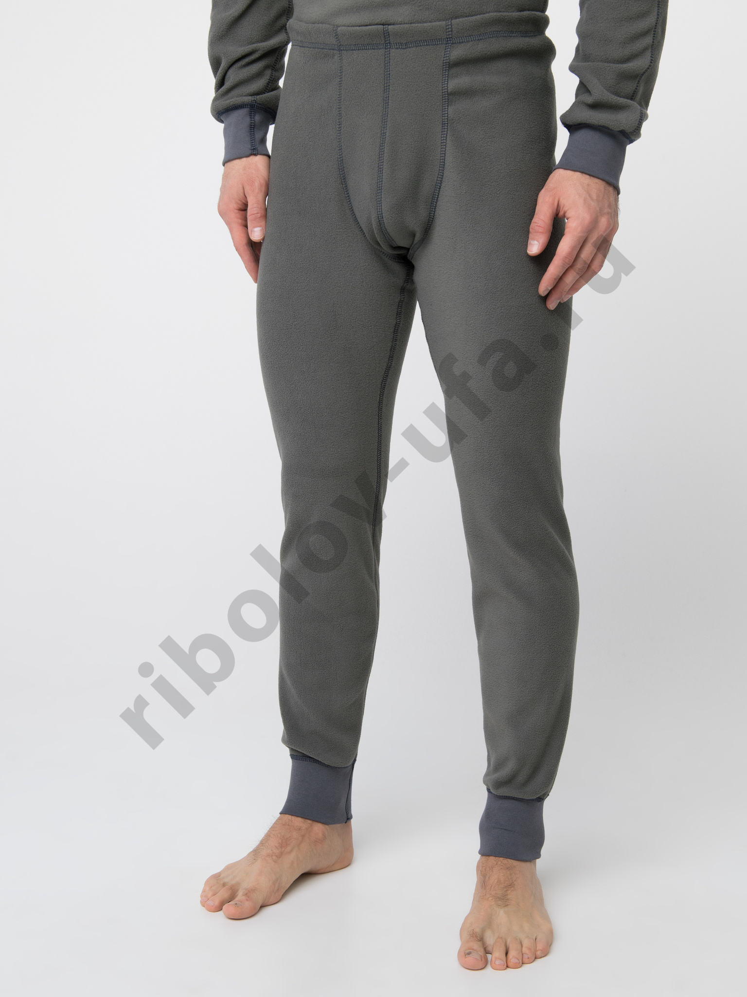 Нижний слой Huntsman Thermoline ZIP цв.Серый, ткань Флис р. 52-54 (XL)