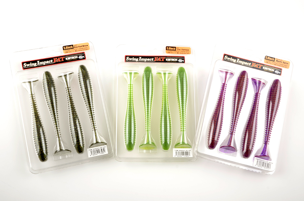 Силиконовая приманка Keitech Swing Impact Fat 5,8 in 14,7см 22,8гр # 424 Lime Chartreuse