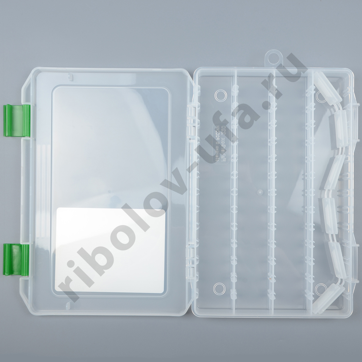 Коробка Fisherbox 220 прозрачная. 22*16*02 