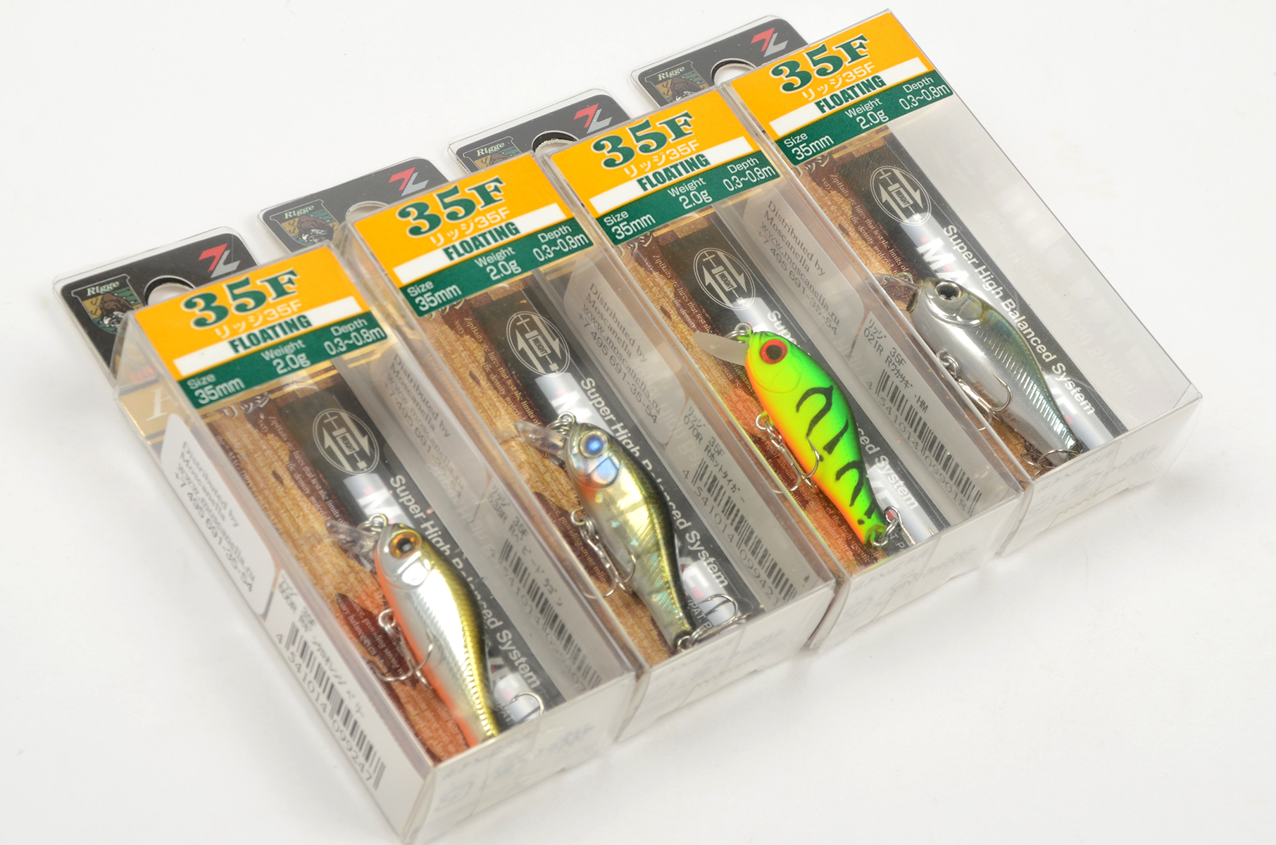 Воблер Zipbaits Rigge 35F, 35 мм, 2.0 гр., плав., загл. 0.3-0.8 м, цвет № 070R