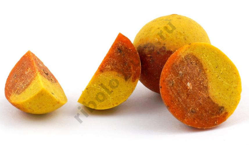 Бойлы GBS Baits Carp вареные прикормочные 20мм 1кг (пакет) Banan Scopex