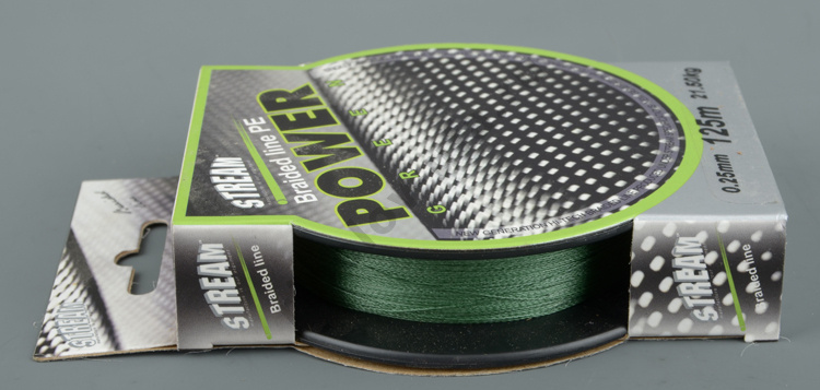 Шнур плетёный Stream Power Green 125m 0.16