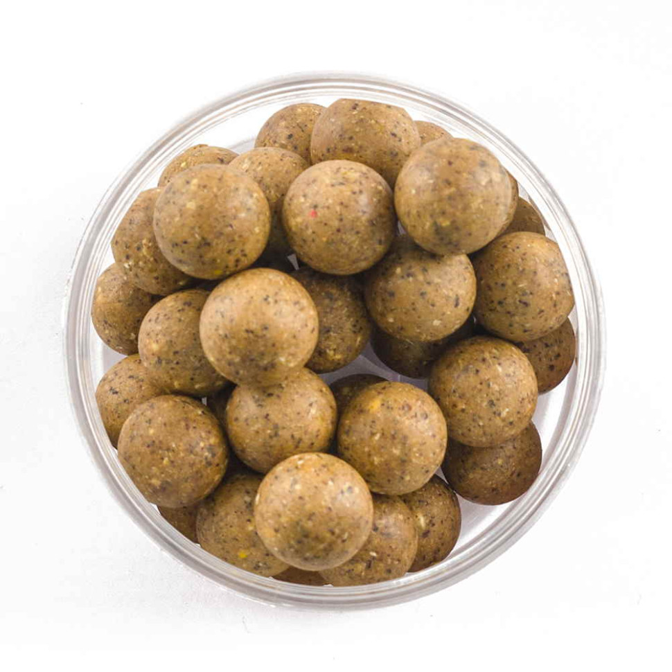 Бойлы GBS пылящие 16 мм 100г Crab Spice Краб Специи (банка)