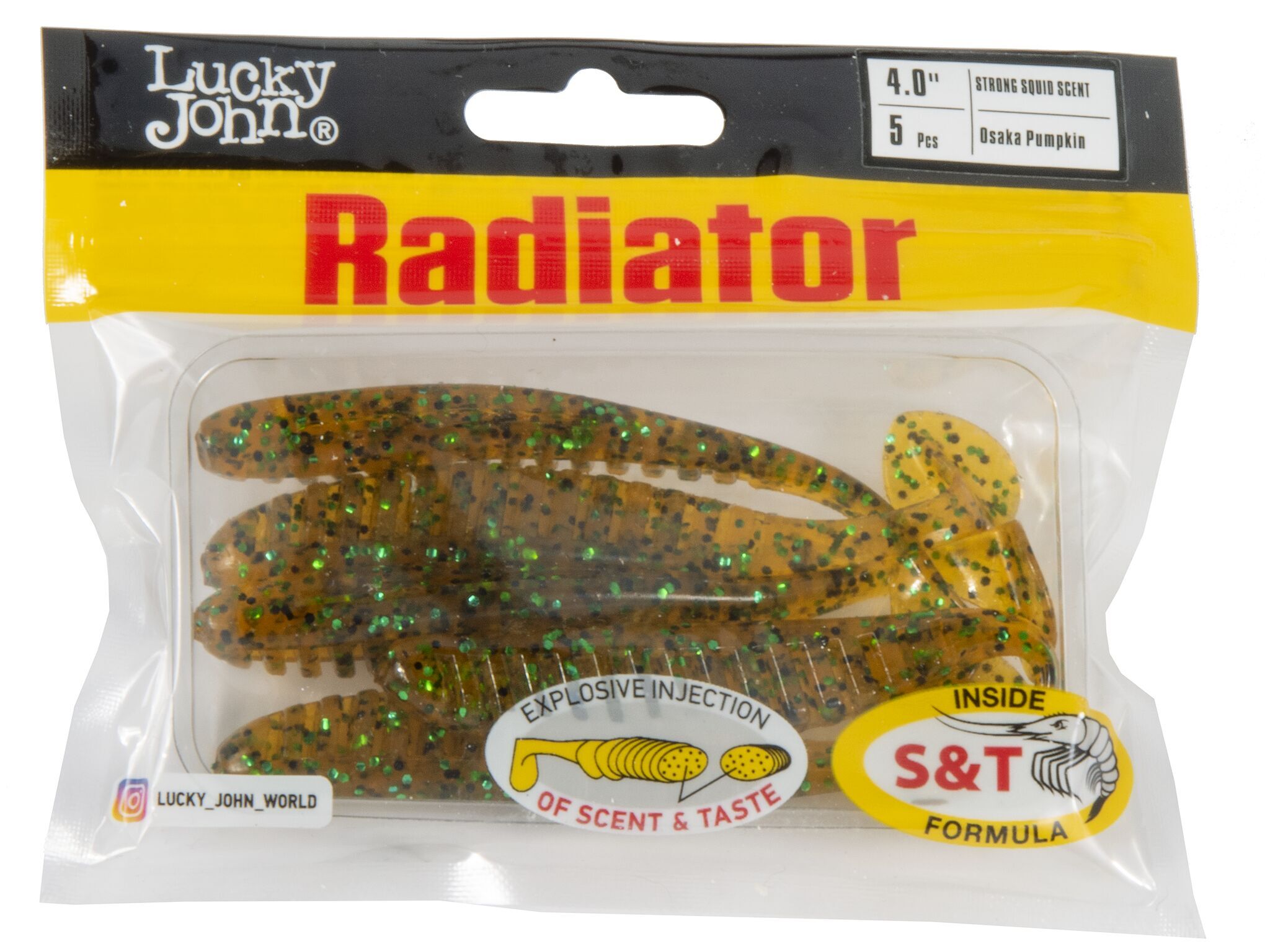 Силиконовая приманка Lucky John Radiator 4.0in 10см /PA19