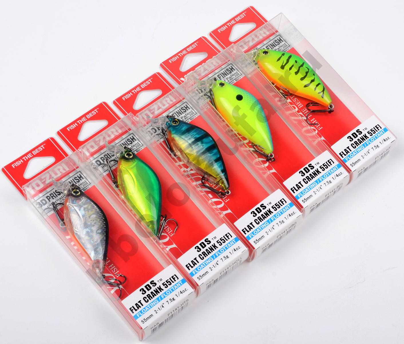 Воблер Yo-Zuri F1141 3DS Flat Crank плав., 55 мм, 7.5 гр., цв. BCL