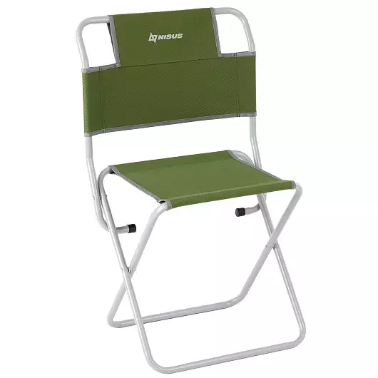 Стул со спинкой Nisus СР-450.19c (ст.труба д19) Green (T-N-TC-450.19s-G)  