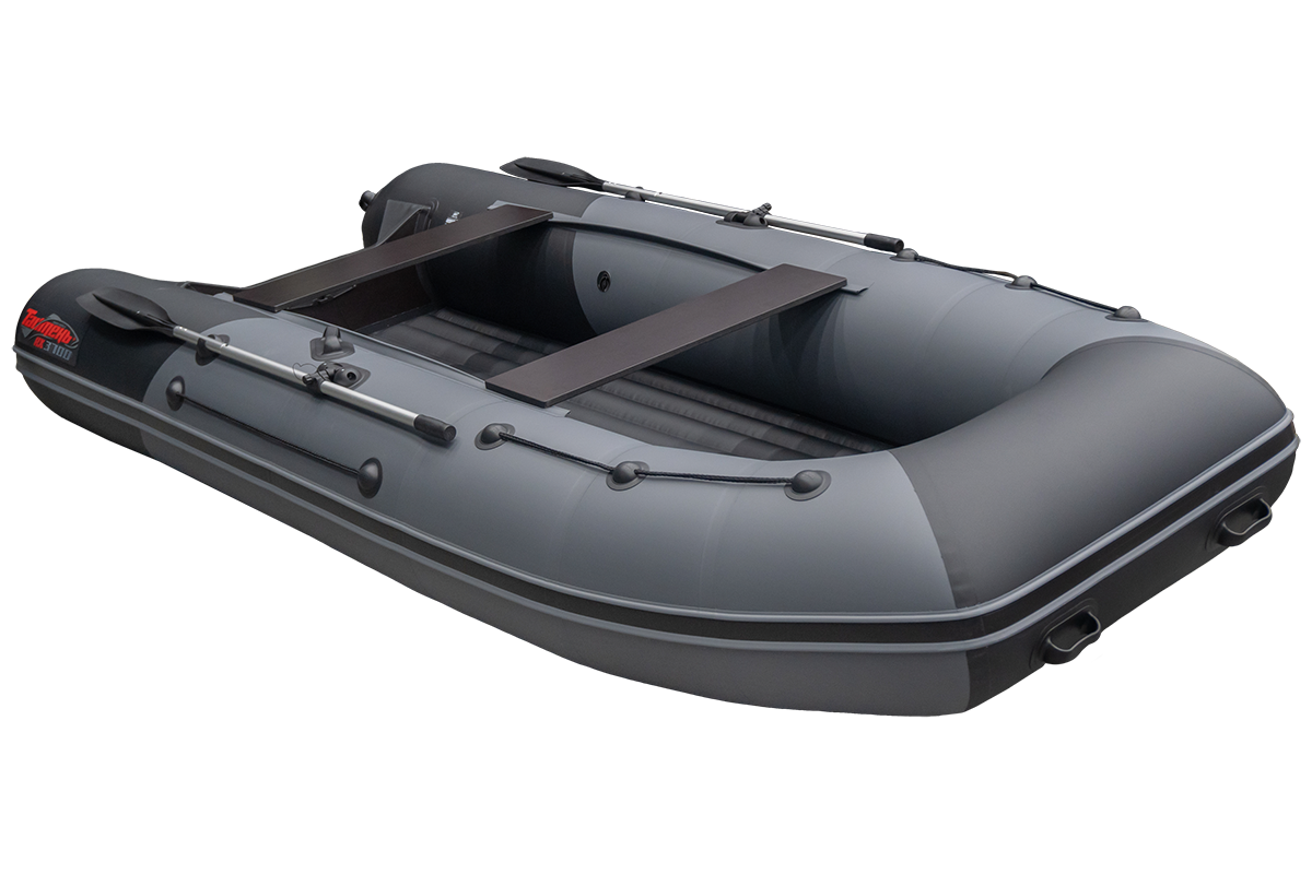 Лодка Таймень RX 3700 НДНД  графит/черный