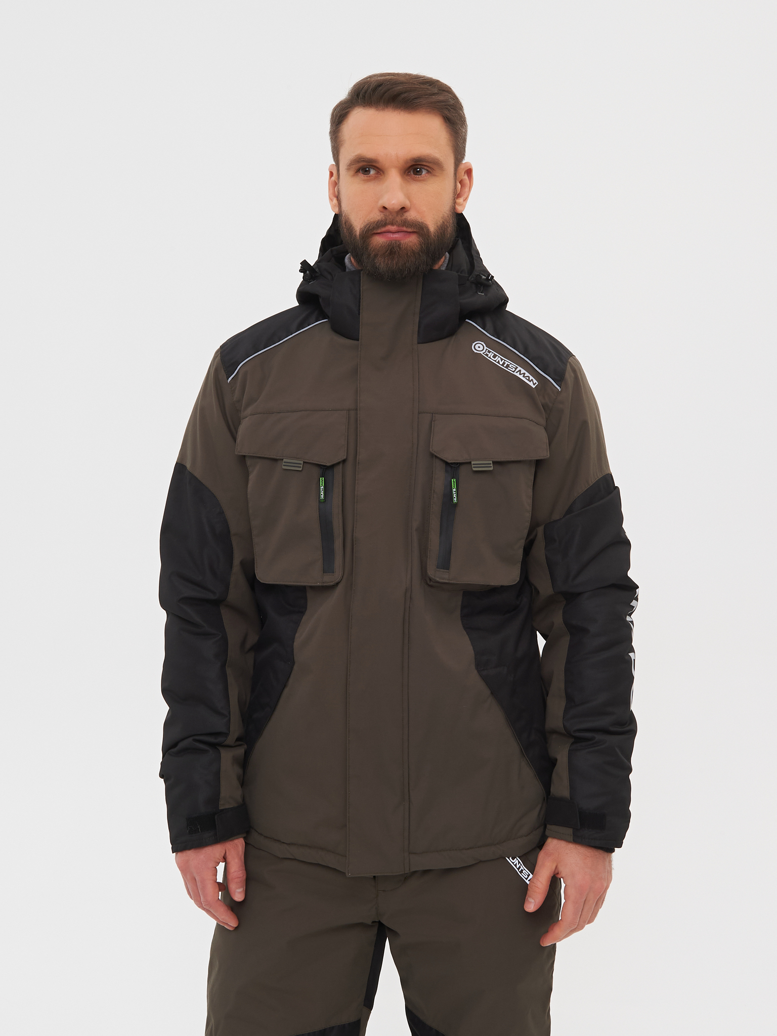 Костюм демисезонный Huntsman Торнадо (до -15 С) цв. Хаки, тк. Breathable р. 56-58 рост 170-176