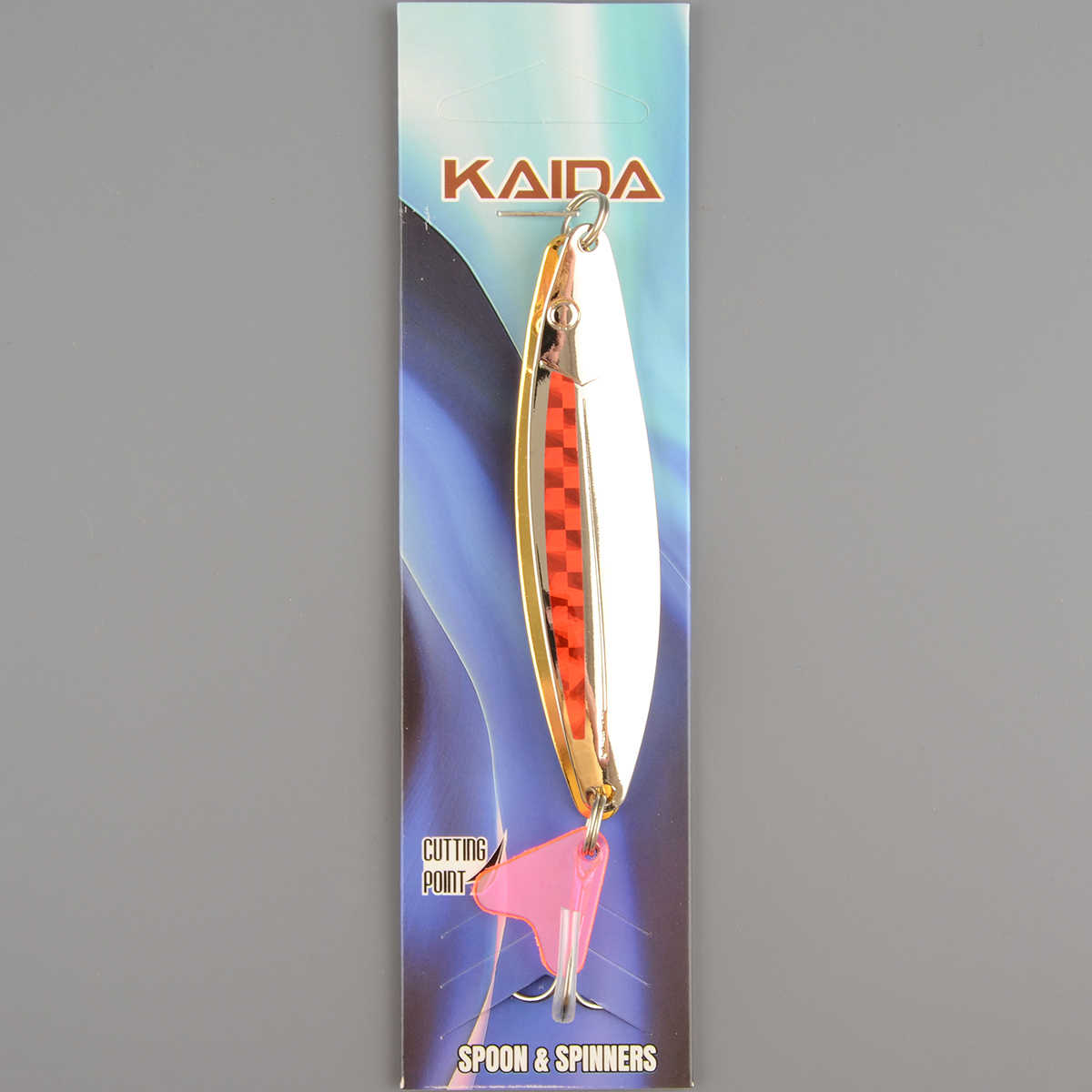 Блесна Kaida колеблющаяся 25006 20гр. цв.04-2 двойная шумовая