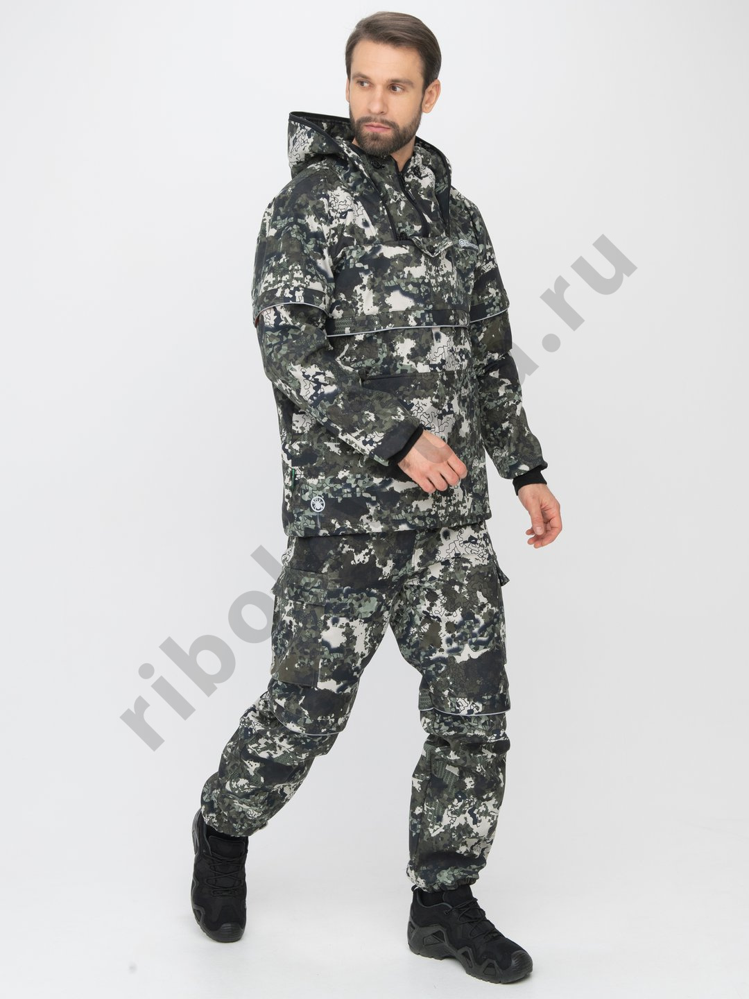 Костюм деми Huntsman Антигнус-Люкс с лов. и пыль цв.КМФ №181, тк.Смес Микро РипрСтоп 48-50 (170-176)