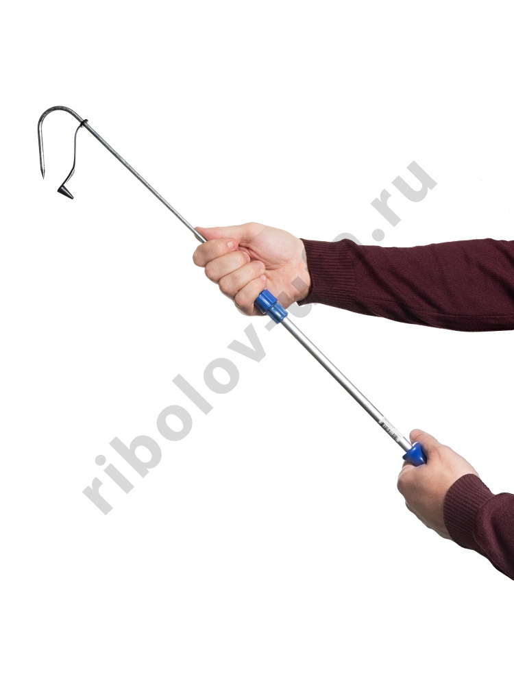 Багор Три Кита телескопич. алюминевый с пластм. ручкой