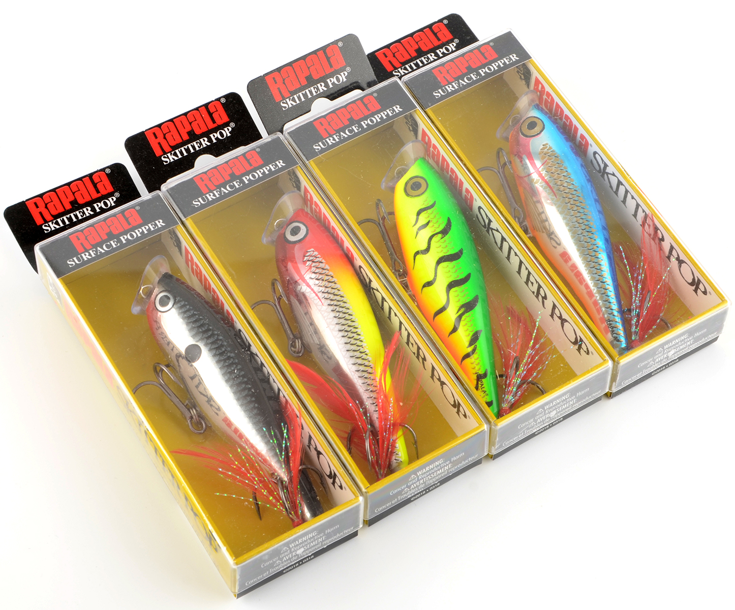 Поппер Rapala Skitter Pop 9см 14гр SP09/Sb