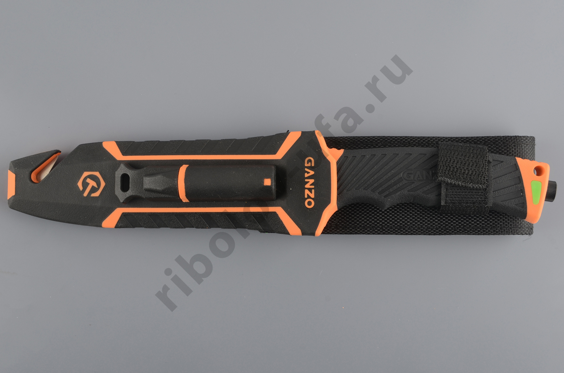 Нож туристический Ganzo G8012-OR с паракордом