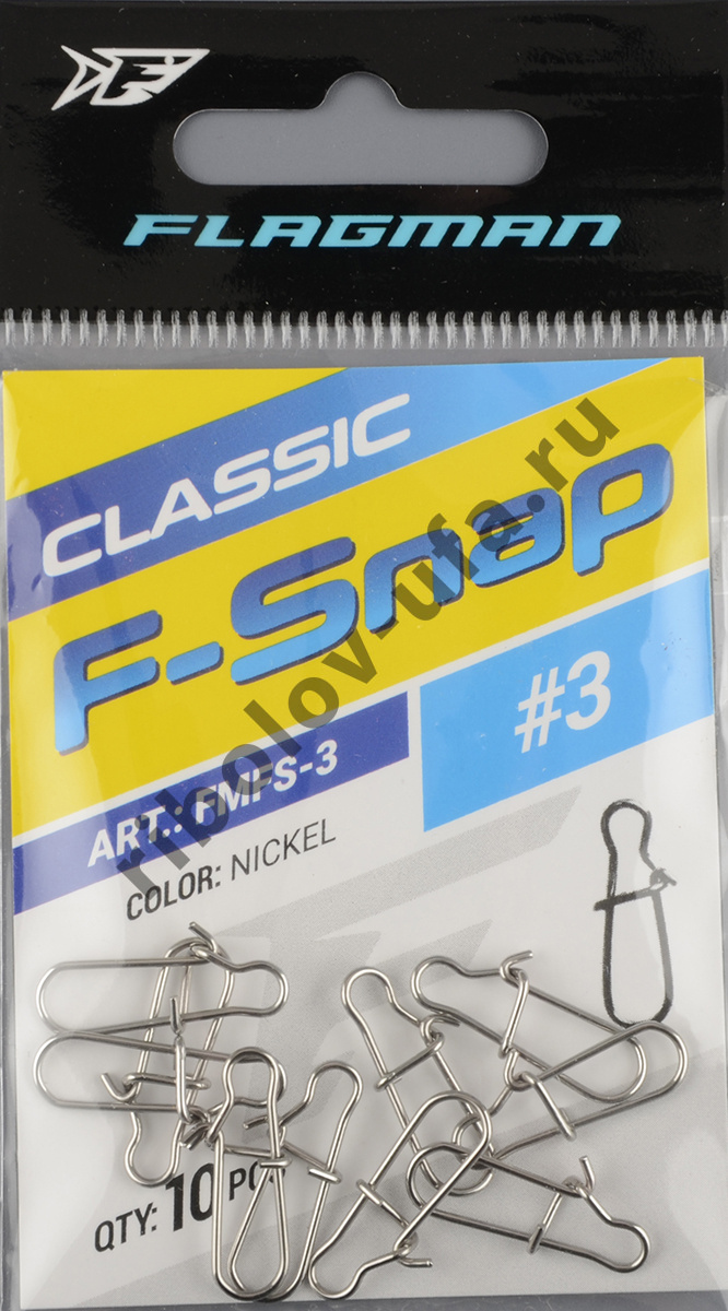 Застежка американка Flagman F-Snap №3 (10шт/уп)