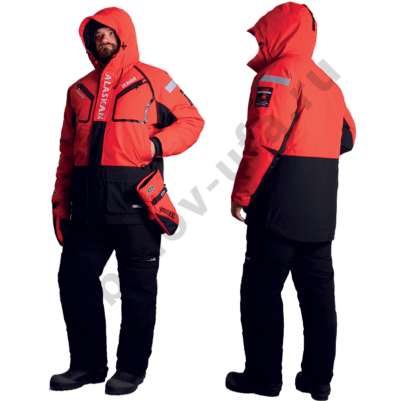 Костюм зимний Alaskan Cherokee поддерживающий красный/черный р. M (РР)