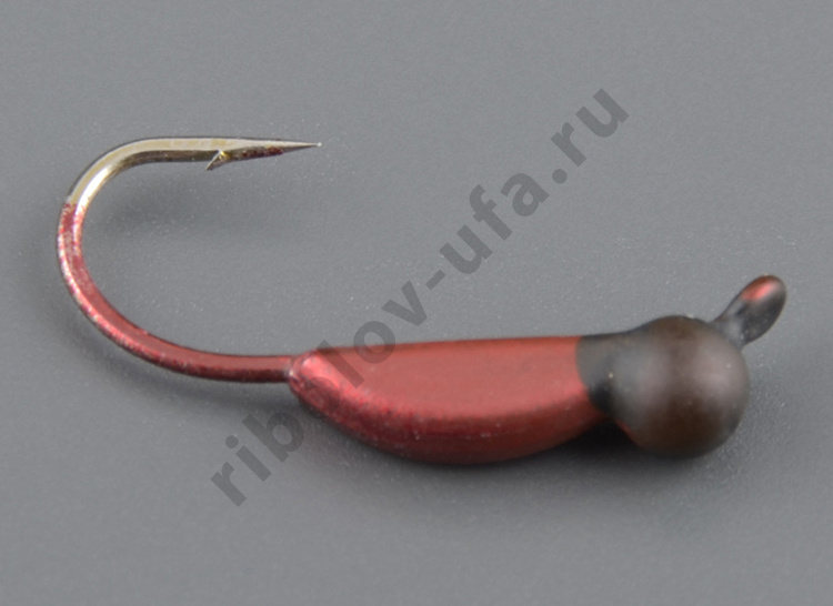 Мормышка вольфрам Bravo Fishing Оса с ушком с кембриком паетки 3.5 мм C233