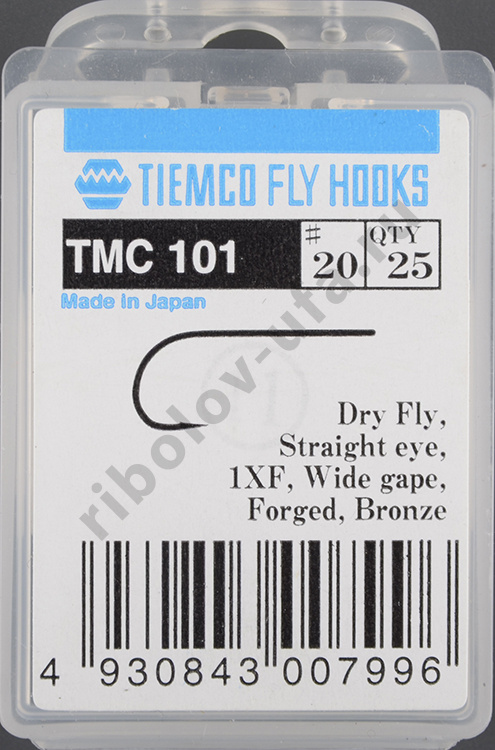 Крючки Tiemco TMC101 #20 (20 шт)