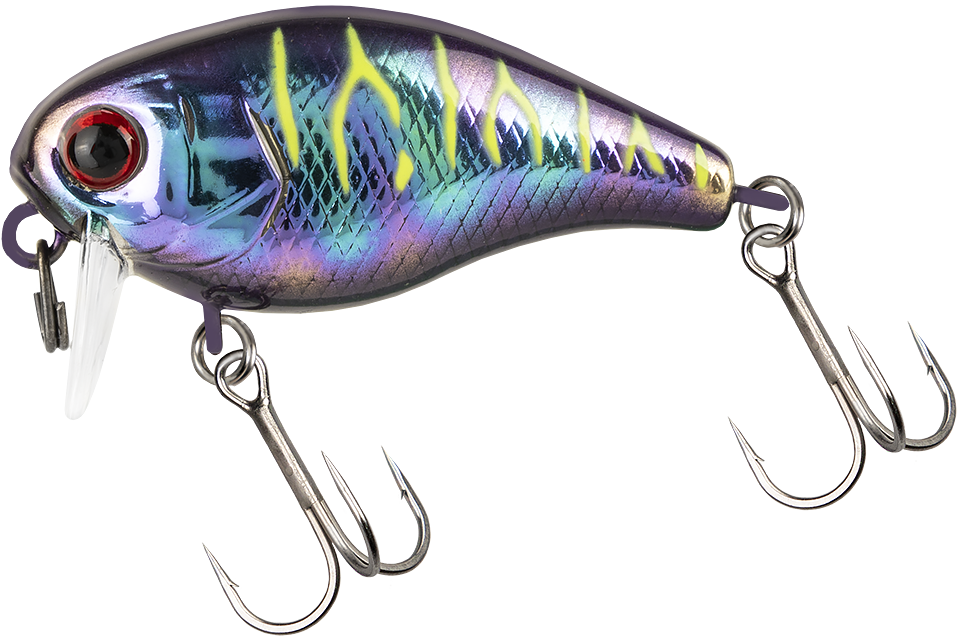 Воблер Jackall Chubby 38 SSR дл. 3.8 см, гл. 0.1-0.3 м, 4.2 гр., floating, цв. uv ul tamamushi tiger