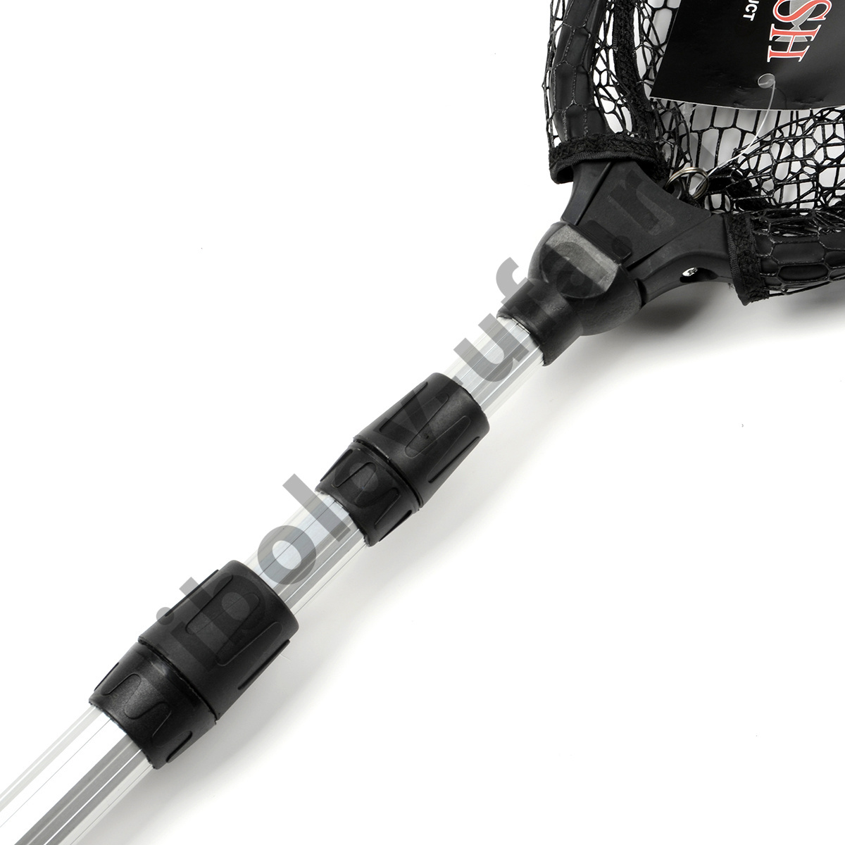 Подсачек Grfish телескоп. Delux,  2,1м, 70х70см, прорез.нейлон, 15*8мм, гл.50см