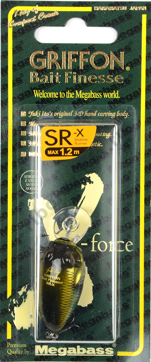 Воблер Megabass Bait Finesse SR-X Griffon 38мм 5,3гр 0-1,2м (Wagin Oikawa)