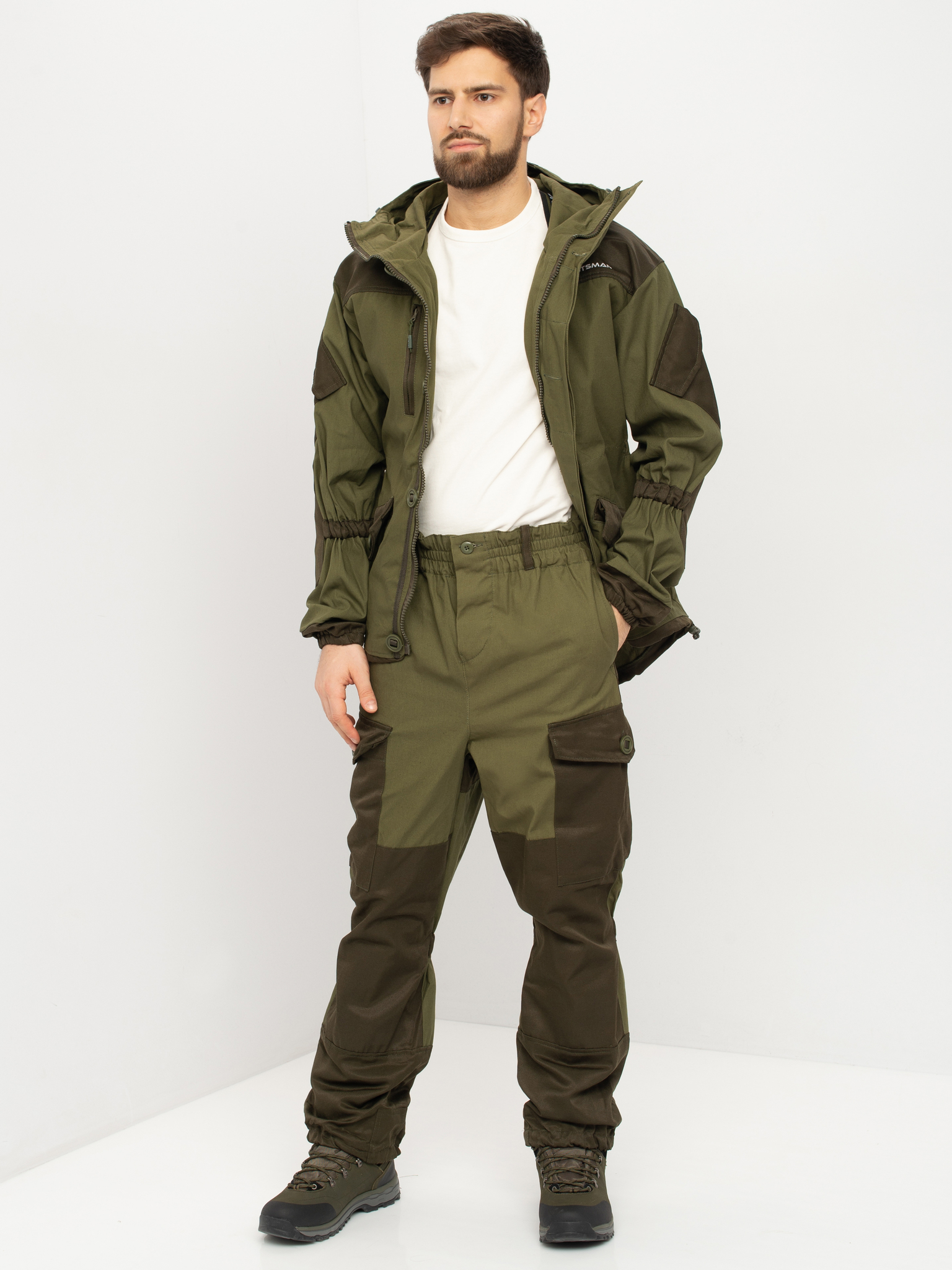 Костюм летний Huntsman Горка-5 цв. Зеленый тк. Палатка/Грета р. 44-46 рост 182-188 на молнии