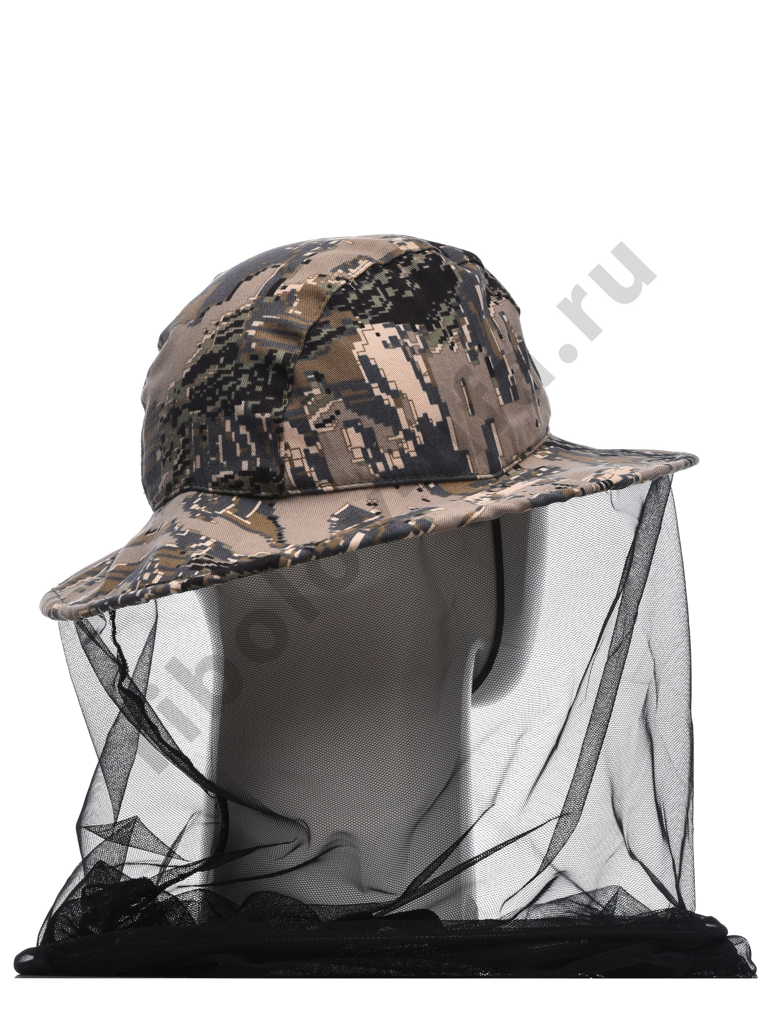 Панама-накомарник Huntsman Трансформер цв. Лабиринт, тк. Смесовая р. 58
