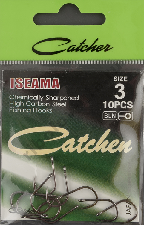 Одинарные крючки Catcher Iseama № 3