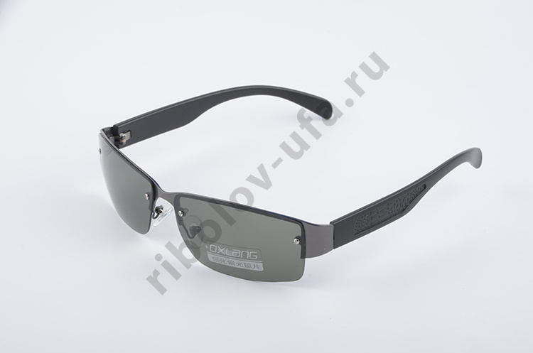 Очки No name поляризац (с чехлом и салфеткой) черн./темн.мет./мет. (2999)