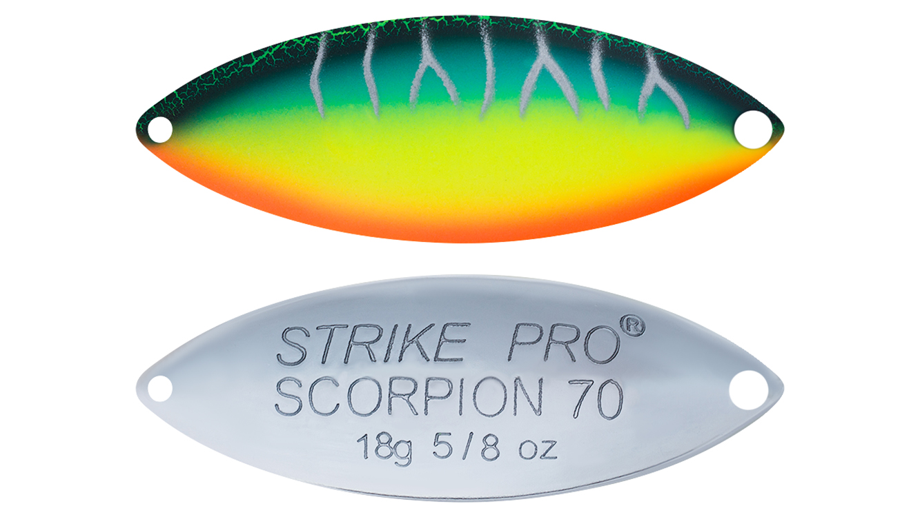 Блесна Strike Pro Scorpion Double 70M двойник-незац., 18гр, кр.VMC  ST-08BD#A223S-RP-CP
