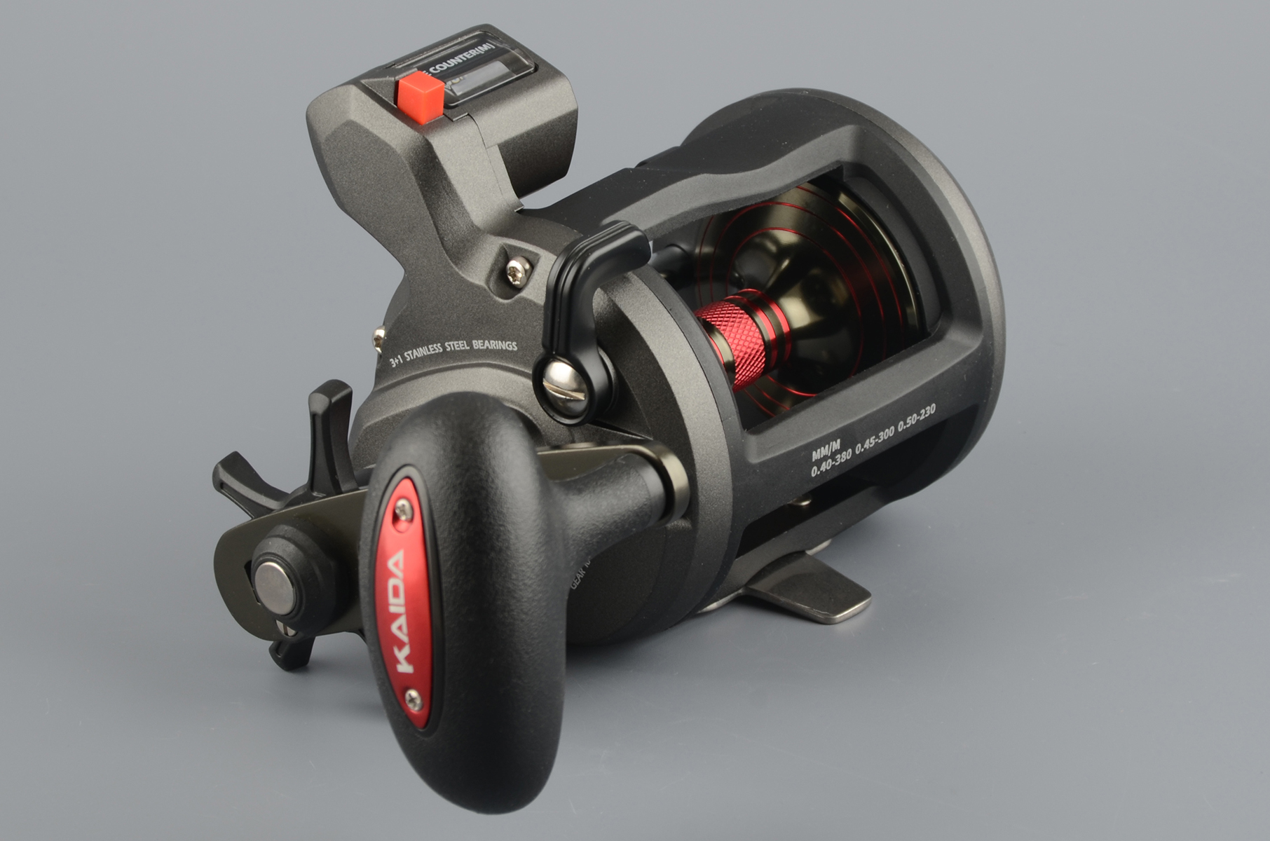 Катушка мульт. Kaida Concorde CC2000LC с счётчиком 