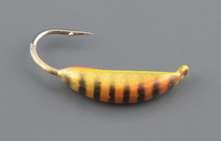 Мормышка вольфрам Bravo Fishing Супер банан с ушком крашенный 4.0 мм 0.92 гр 43