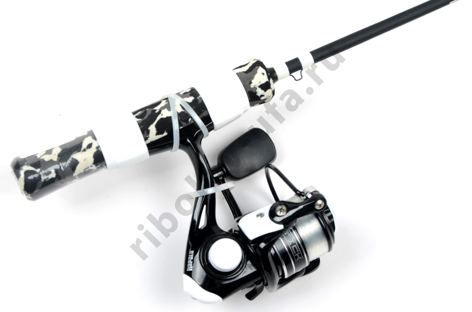 Комбо набор Rapala Flatstick удочка, инерционная катушка, леска 71 см Medium