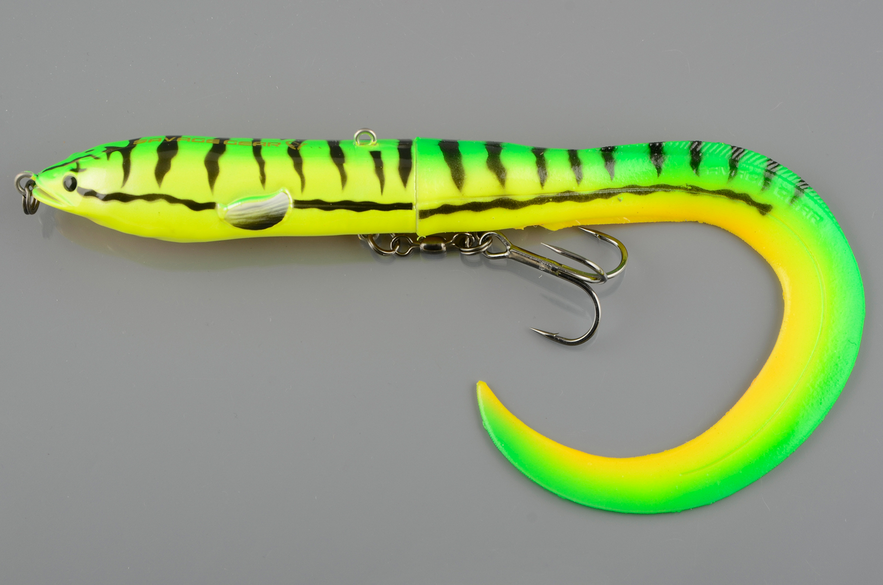 Воблер Savage Gear 3D Hard  EEL, 17см, 50г, firetiger (медленно тонущая)