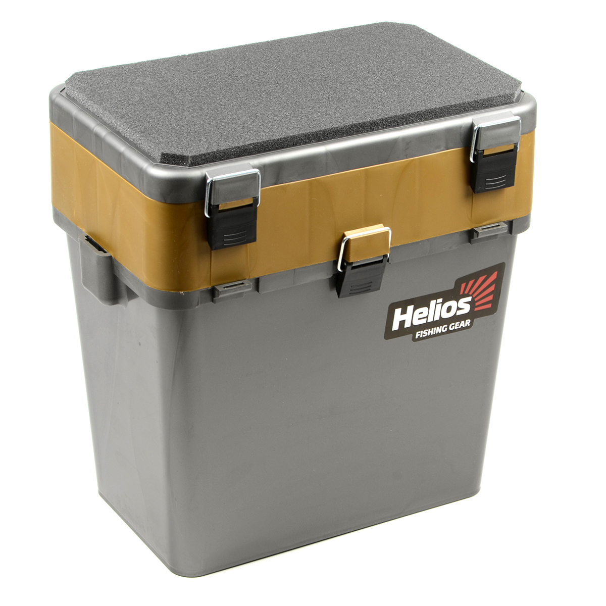 Ящик зимний Helios серый/золото