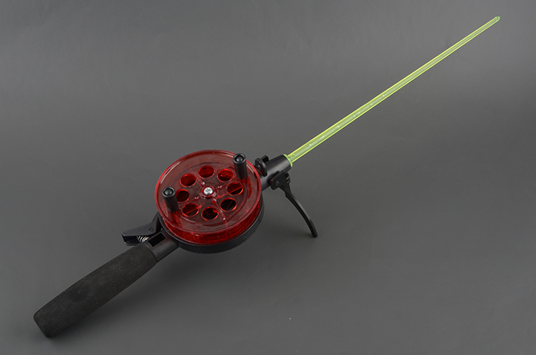 Удочка зимняя Техно УД-75мм с неопрен. ручкой хлыст поликарбонат Три кита