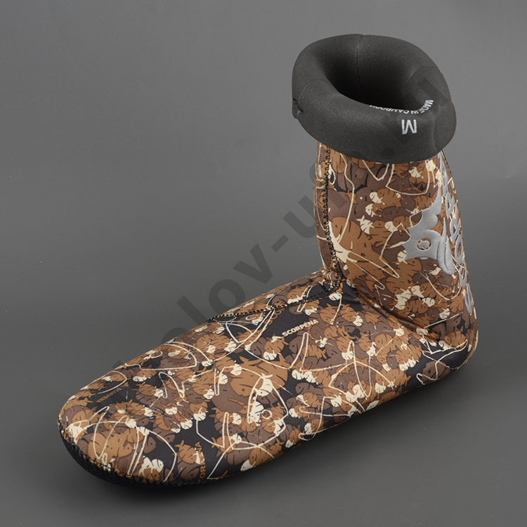 Носки Scorpena 7мм, Brown Camo, L