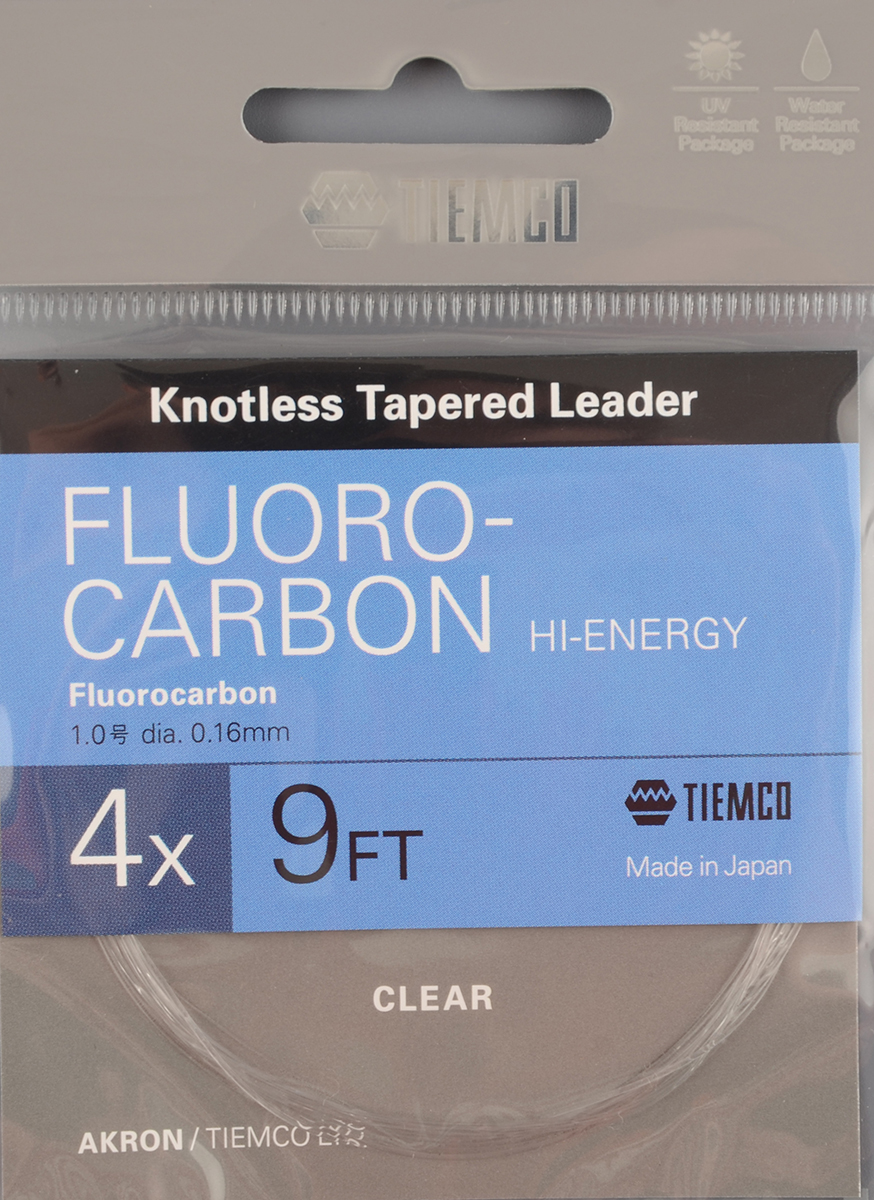 Подлесок флюорокарбон Tiemco Leader Hi-Energy 9ft 4x